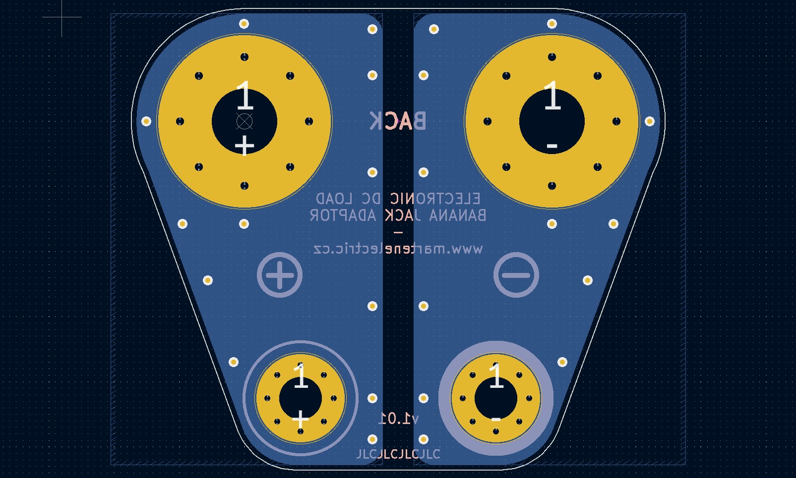 DC Load Banana jack adapter convertor