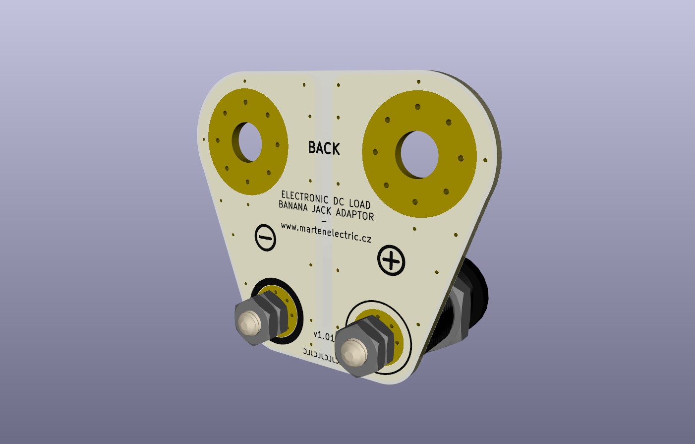 DC Load Banana jack adapter convertor