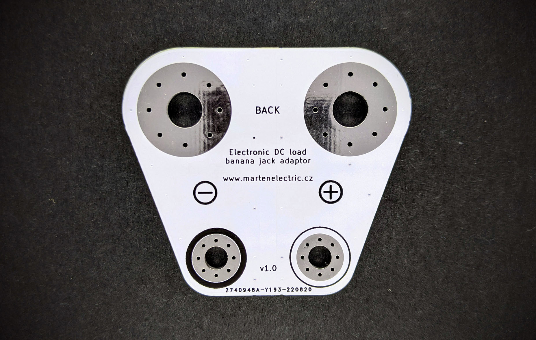 DC Load Banana jack adapter convertor