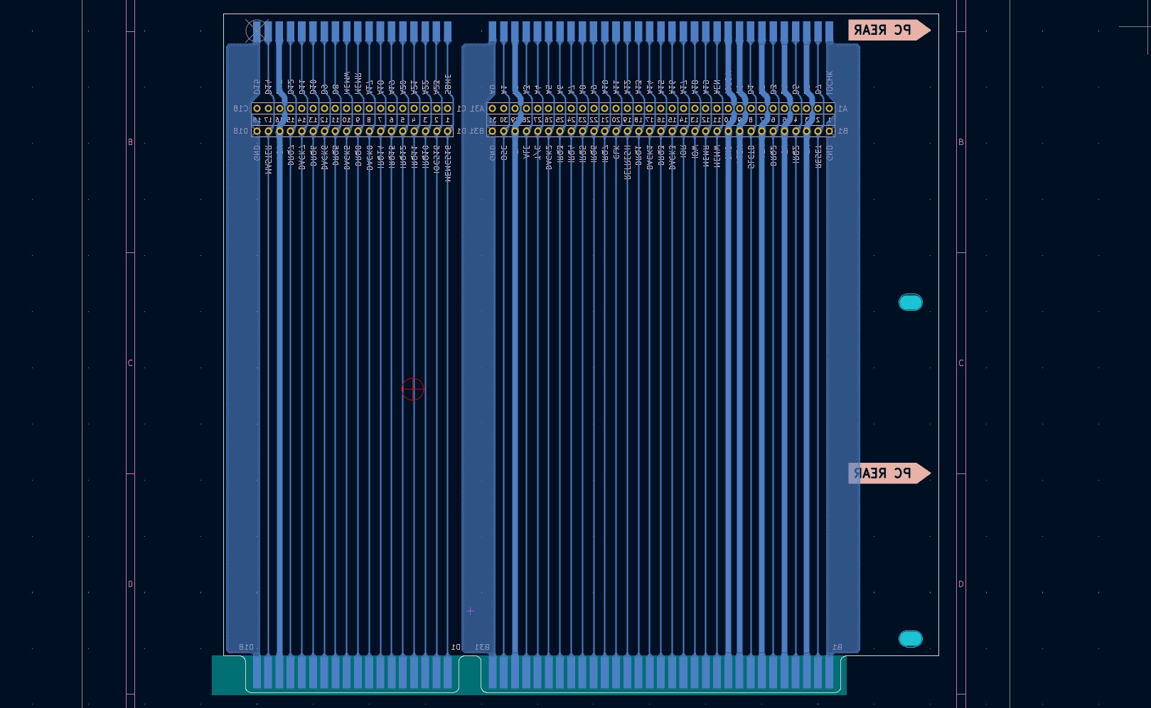 IBM PC XT 16-bit ISA Bus Riser Extender Card