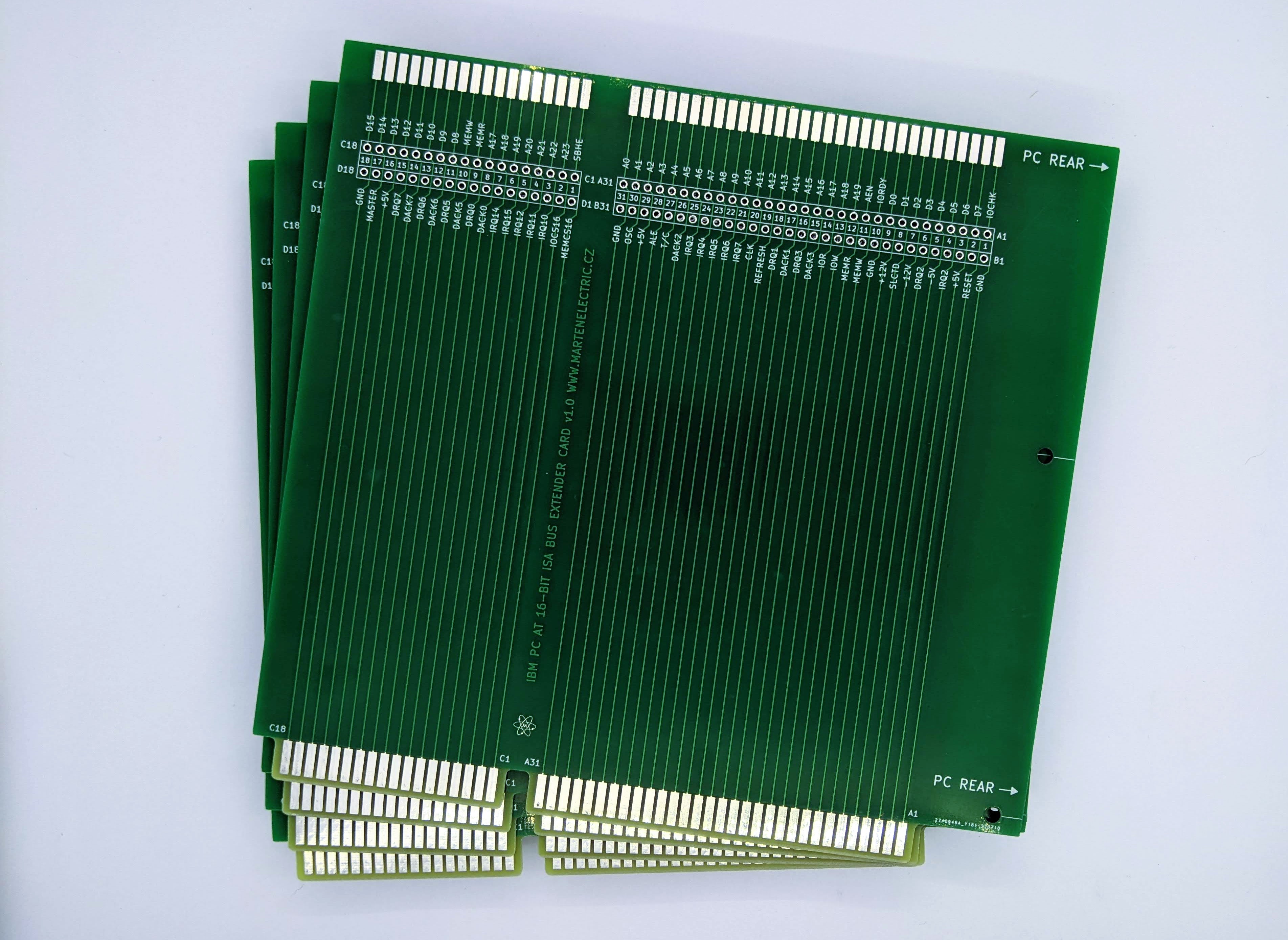 IBM PC XT 16-bit ISA Bus Riser Extender Card