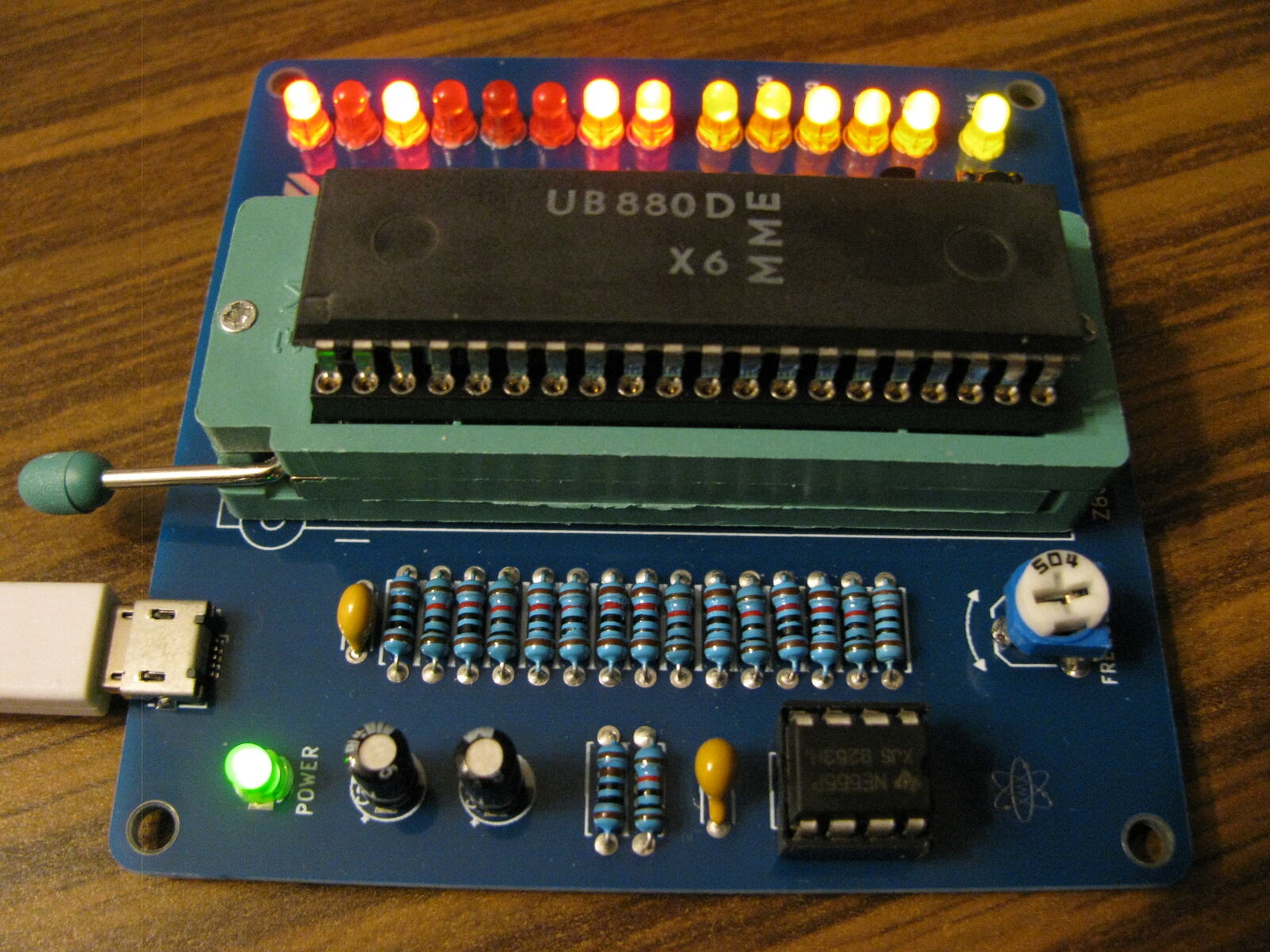 Z80 CPU PLCC44 to DIP40 adapter