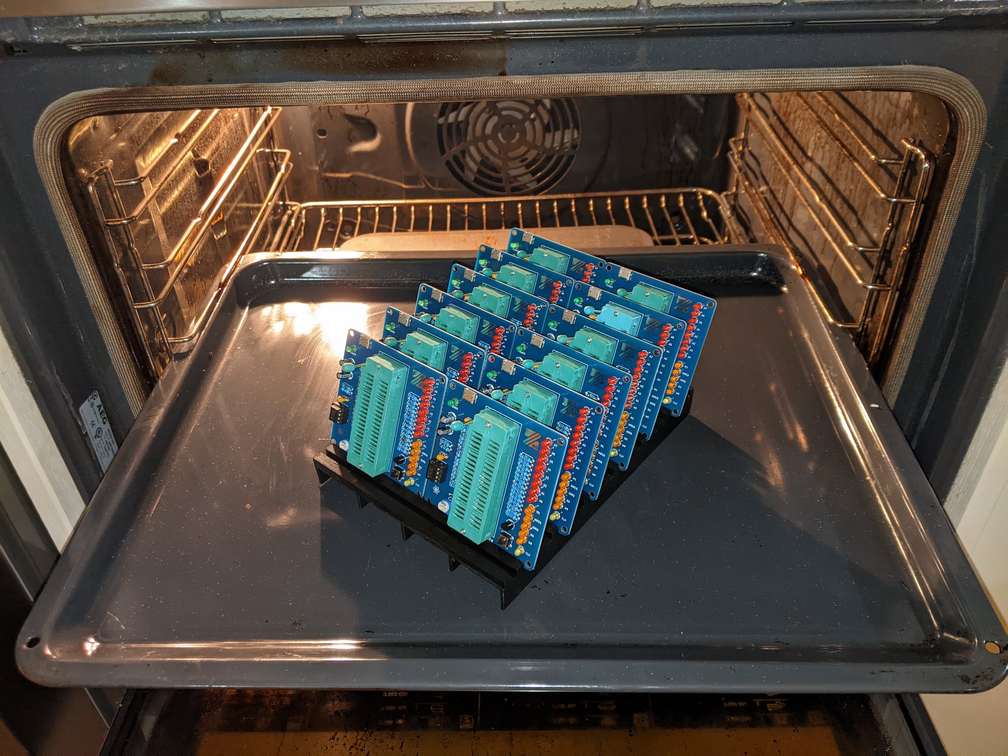 Z80 CPU NOP tester production