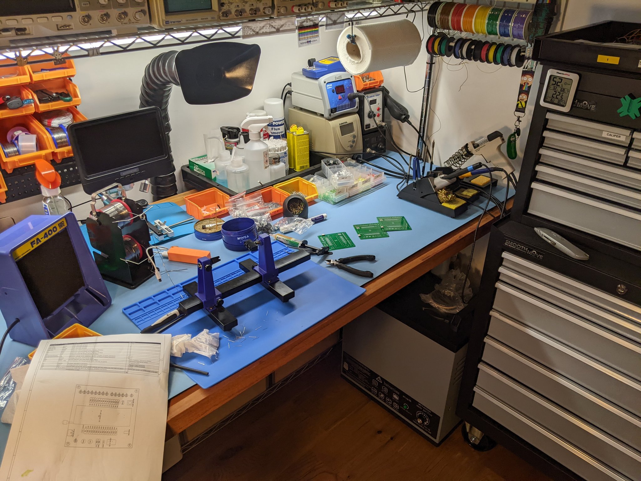 Z80 CPU NOP tester production - joy of soldering