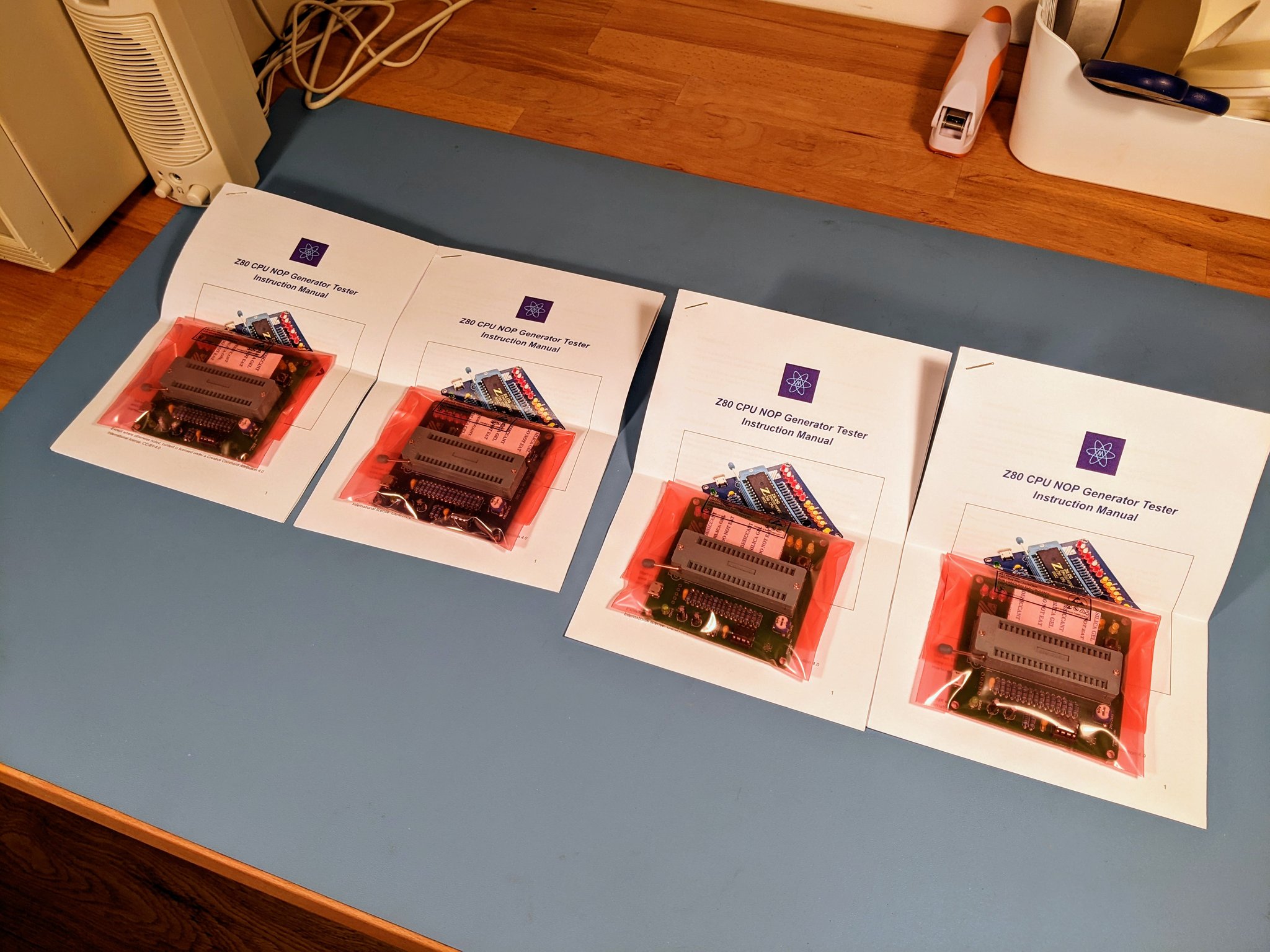 Z80 CPU NOP tester production - joy of soldering