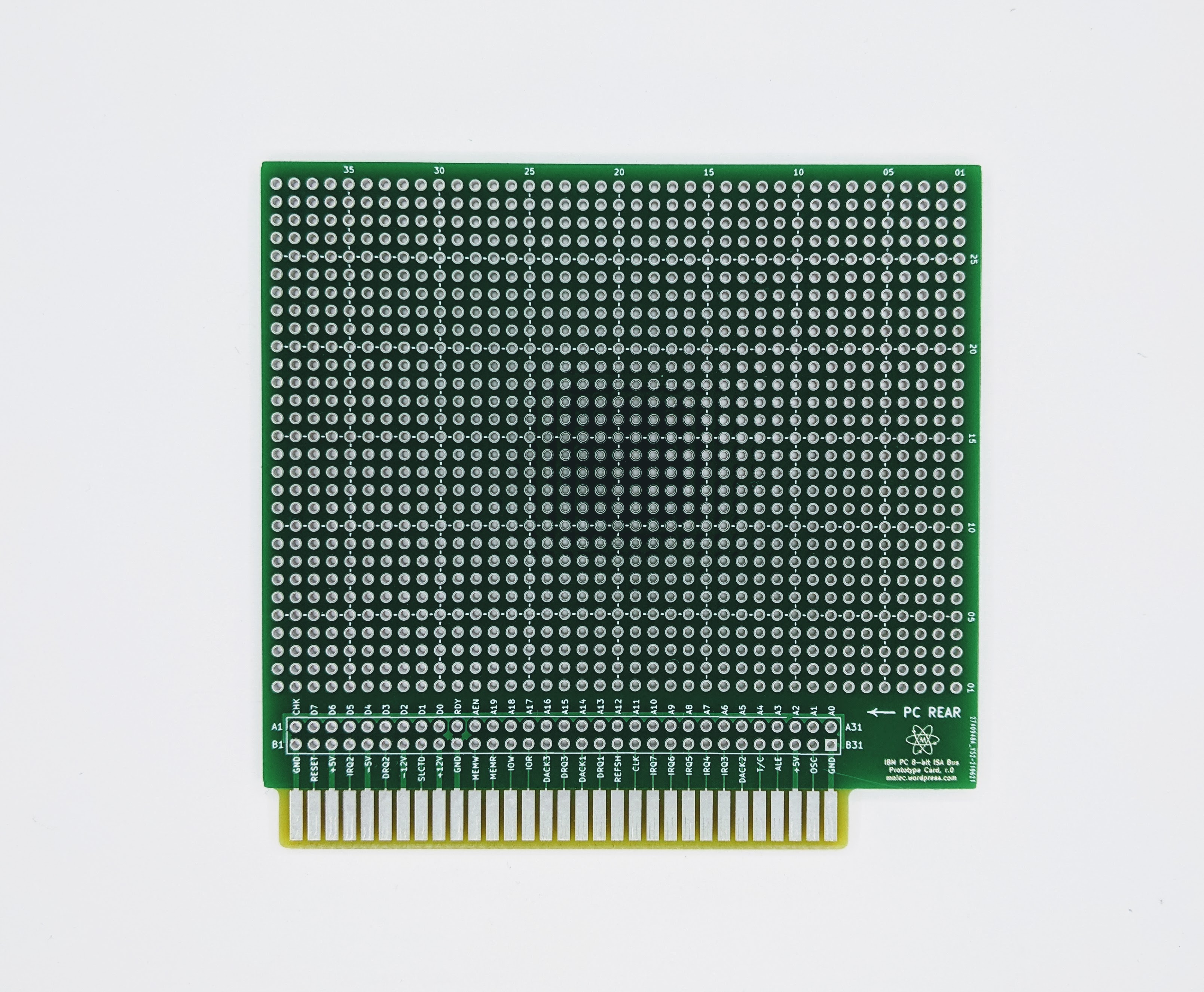 IBM PC XT8-bit ISA Prototype PCB Card mini